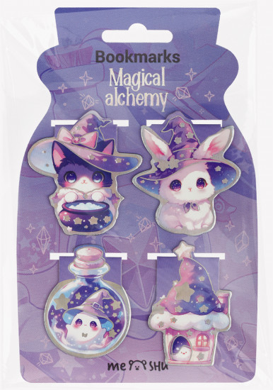 Набор закладок для книг магнитных «Megical alchemy»