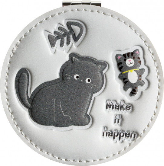 Зеркало карманное «Black cat»