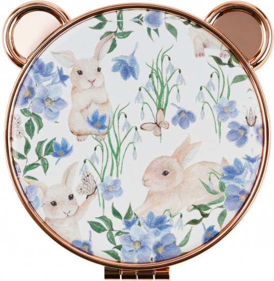 Зеркало карманное «Tender rabbits»