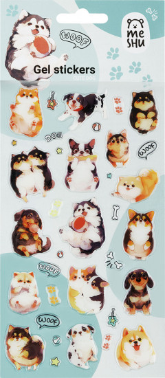 Наклейки гелевые «Cute Dog»