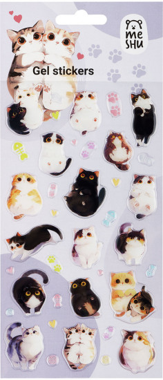 Наклейки гелевые «Cute Cat»