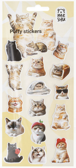Наклейки объемные «Wow Cat»
