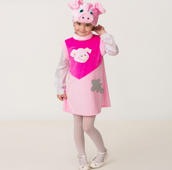 Карнавальный костюм «Свинка Роза»