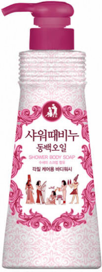 Гель-эксфолиант для душа с маслом камелии «Shower Scrub Soap Camellia Seed Oil»