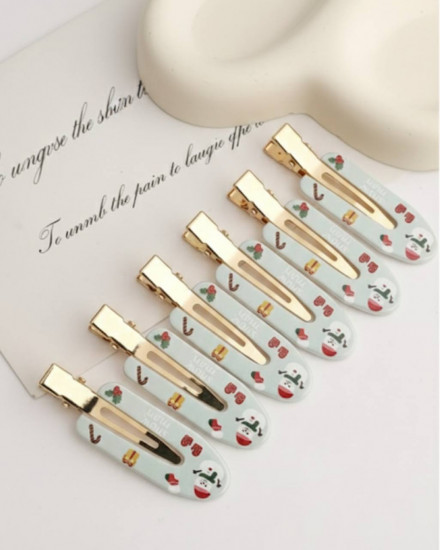 Набор новогодних заколок