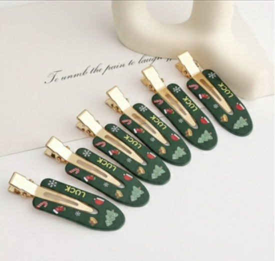 Набор новогодних заколок