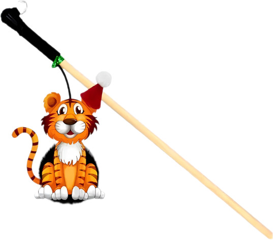 Игрушка-дразнилка для кошек «Тигренок Трикси»