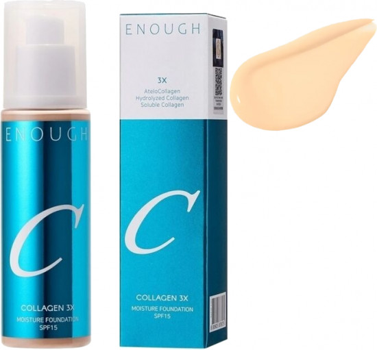 Тональная основа увлажняющая с коллагеном «Moisture Foundation» SPF15, оттенок N00