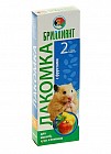 Лакомка для хомяков «Бриллиант Люкс» с фруктами, 80гр