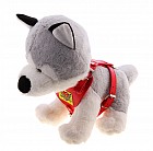 Шлейка «Красота нереальная» (обхват шеи 60-70 см, обхват груди 66-82 см), красная