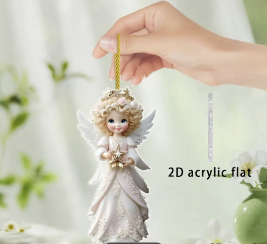 Акриловая фигурка «Белый ангелок»