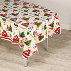 Скатерть одноразовая на стол «Снеговик»