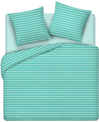 Комплект постельного белья «Полоса бирюза»
