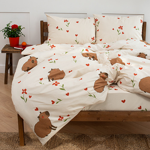 Комплект постельного белья «Капибара»