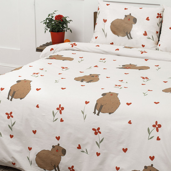 Комплект постельного белья «Капибара»