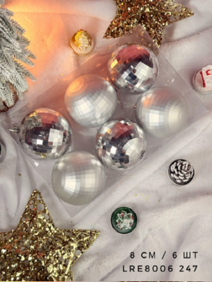 Набор шаров новогодних
