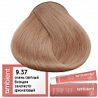 9.37 Очень светлый блондин золотистый шоколадный