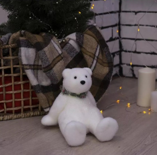 Рождественская фигура «Белый мишка»