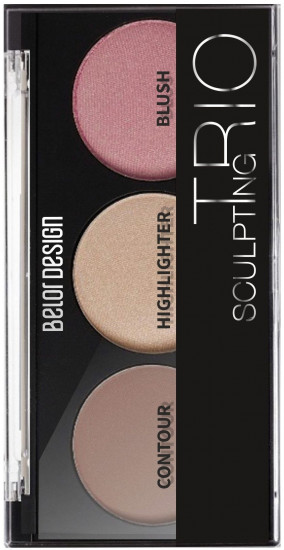 Палетка для контуринга лица «Sculpting trio», оттенок 1