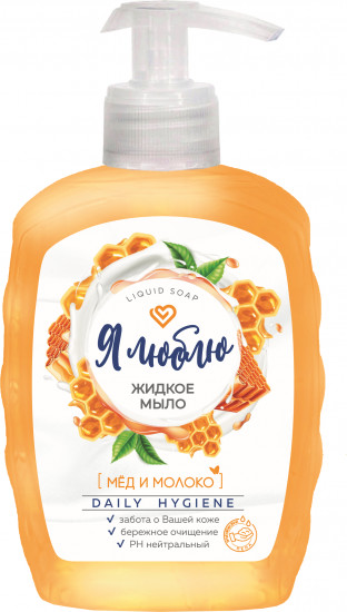 Мыло жидкое «Мёд и молоко»