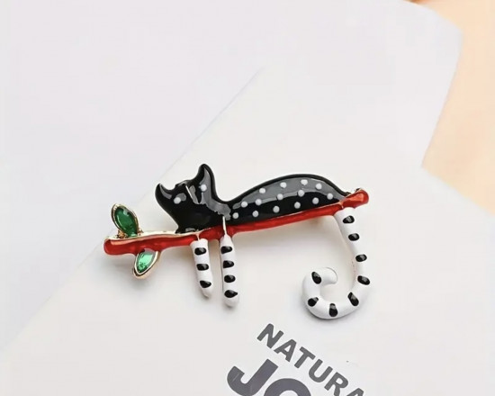 Брошь «Котик»