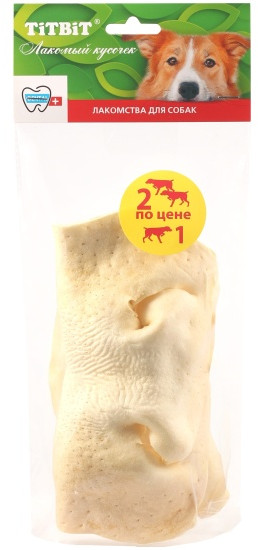 Лакомство для собак «Нос говяжий бабочка»