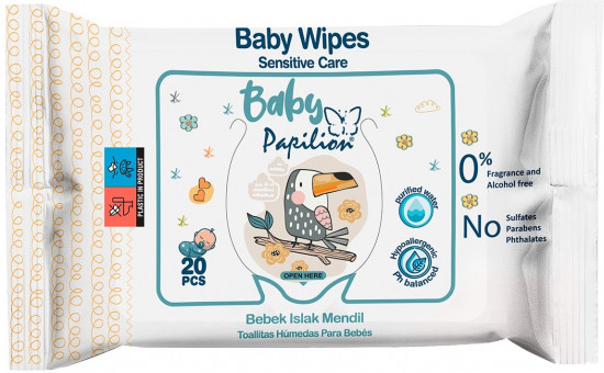 Влажные салфетки детские «Bio-Baby Travelling»