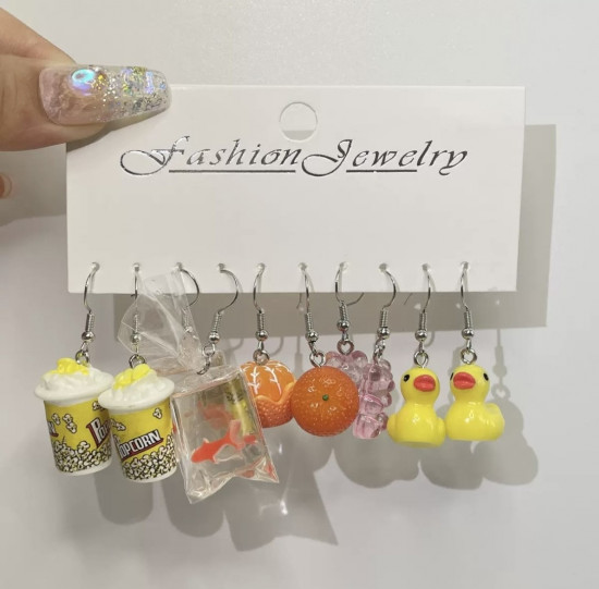 Набор сережек для девочек