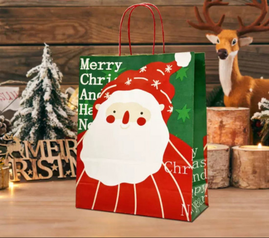 Новогодний подарочный пакет «Весёлый Дед Мороз»