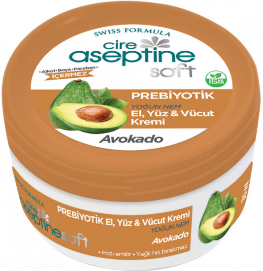 Крем для лица, рук и тела с пребиотиком и авокадо