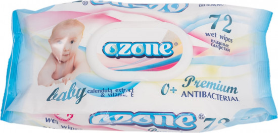 Салфетки влажные для детей с экстрактом календулы и витамина Е «Premium»