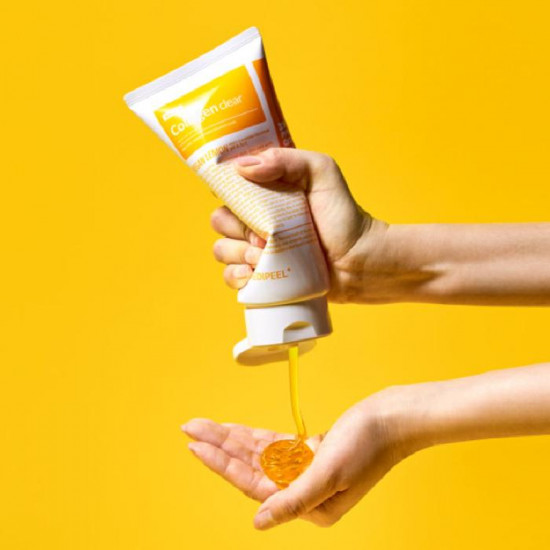 Осветляющий гель-пенка для умывания с коллагеном и облепихой «Vegan Vitamin Collagen Clear»