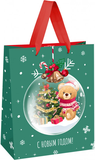 Пакет подарочный «Christmas bear»