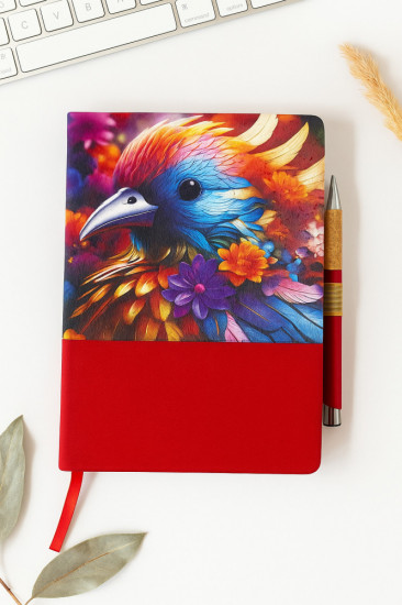 Ежедневник с дизайнерским принтом