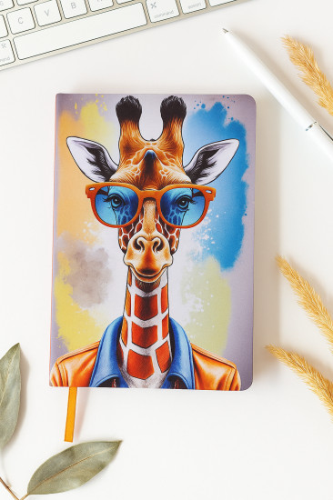 Ежедневник с дизайнерским принтом