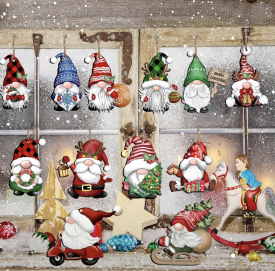 Набор елочных украшений «Гномы»