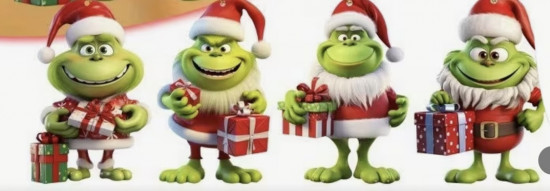 Набор елочных игрушек «Гринч»