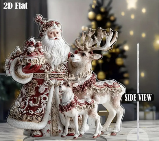 Фигурка акриловая «Дед Мороз»