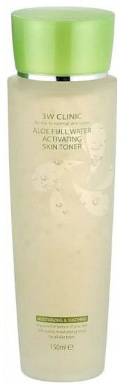 Увлажняющий тонер с экстрактом алоэ «Aloe Full Water Activating Skin Toner»