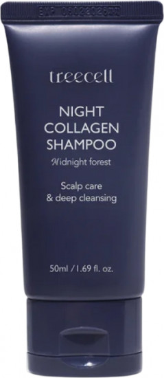Ночной шампунь с коллагеном для ослабленных волос «Night Collagen Shampoo Midnight Forest»