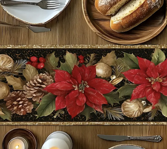 Новогодняя дорожка на стол «Новый год»