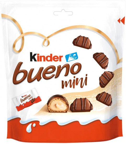 Конфеты вафельные в шоколаде с молочно-ореховой начинкой «Bueno Mini»