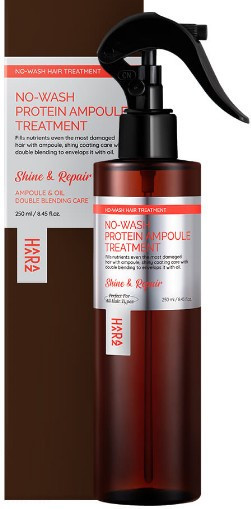 Восстанавливающий ампульный спрей для сияния и блеска волос «No-Wash Protein Ampoule Treatment Shine & Repair»