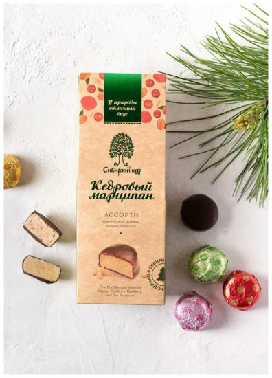 Кедровый марципан ассорти