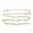 Цепь для привязи собак, (3 м, калибр 6 х 42 мм), желтая