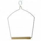 Качели для птиц с деревянной жердочкой