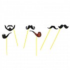 Набор аксессуаров для фотосессии на палочке «Господа» (набор 6 шт)