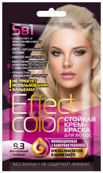 Крем-краска для волос, оттенок 9.3 Жемчужный блондин