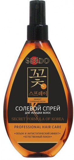 Спрей для укладки волос солевой