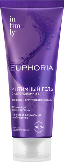 Гель интимный с феромонами «Euphoria. Мускус и иланг-иланг»